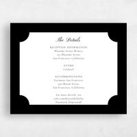 Black Wedding Enclosure - Blake