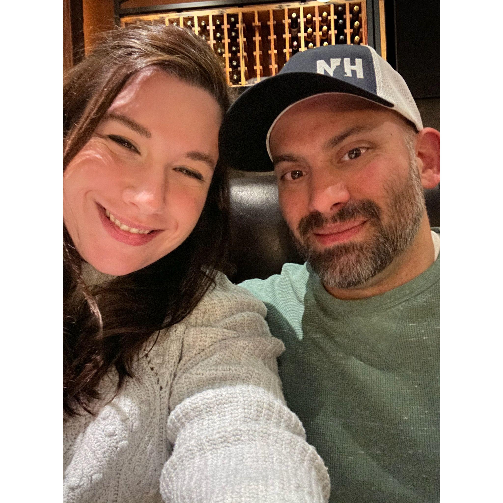 Birthday dinner selfie