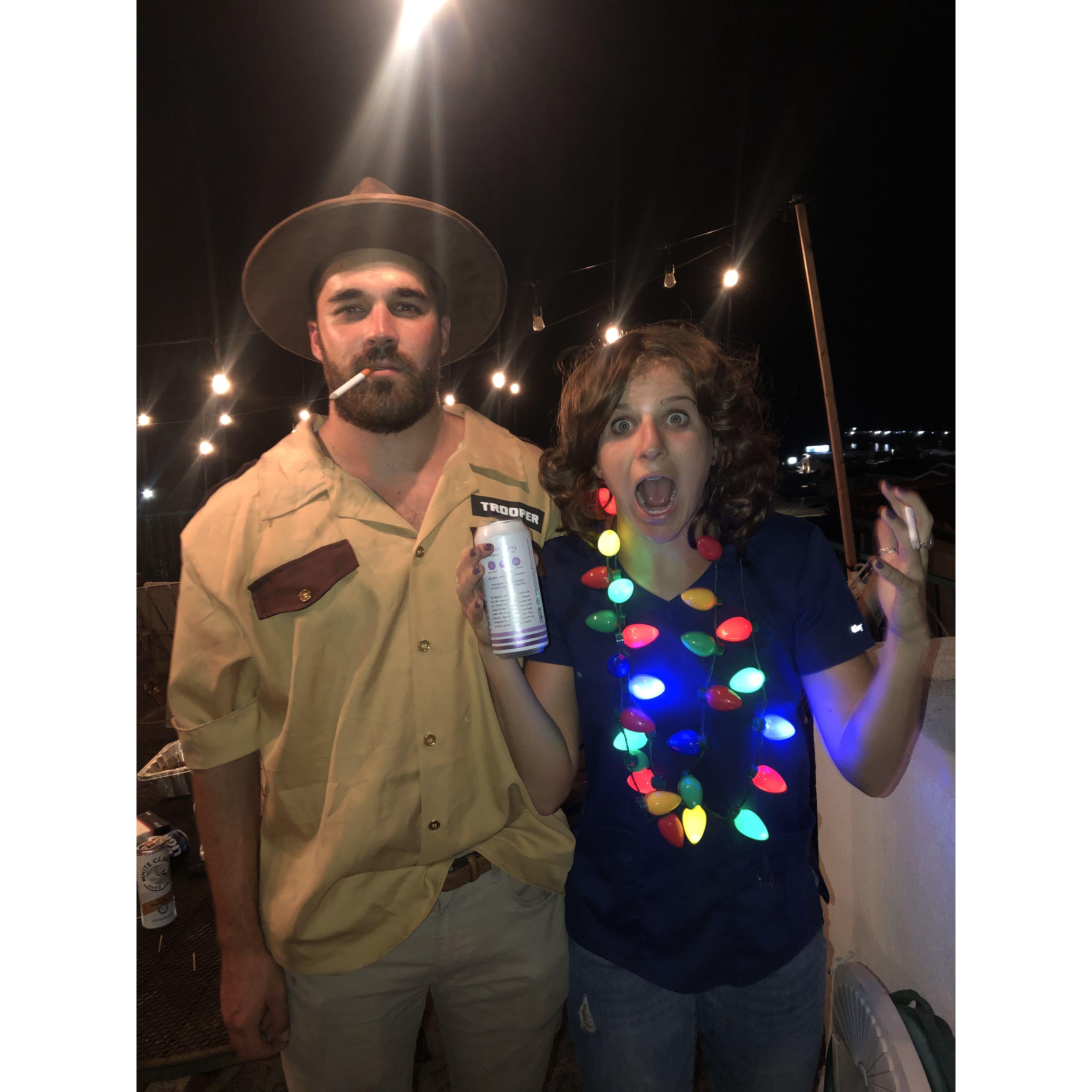 Halloween 2019 as Hopper & Joyce