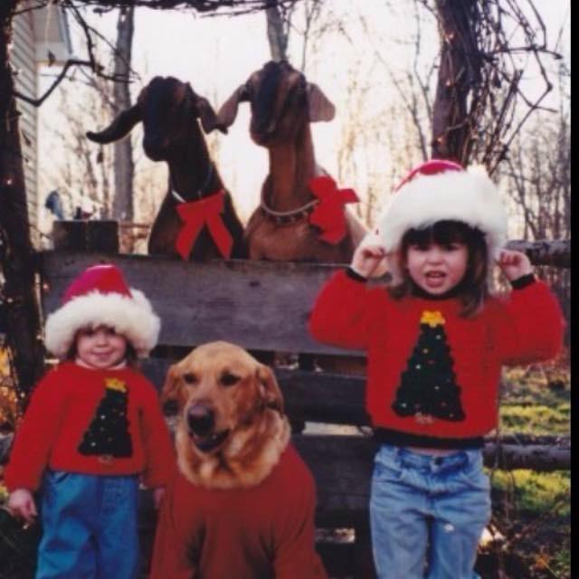 Shannon's first pet goats