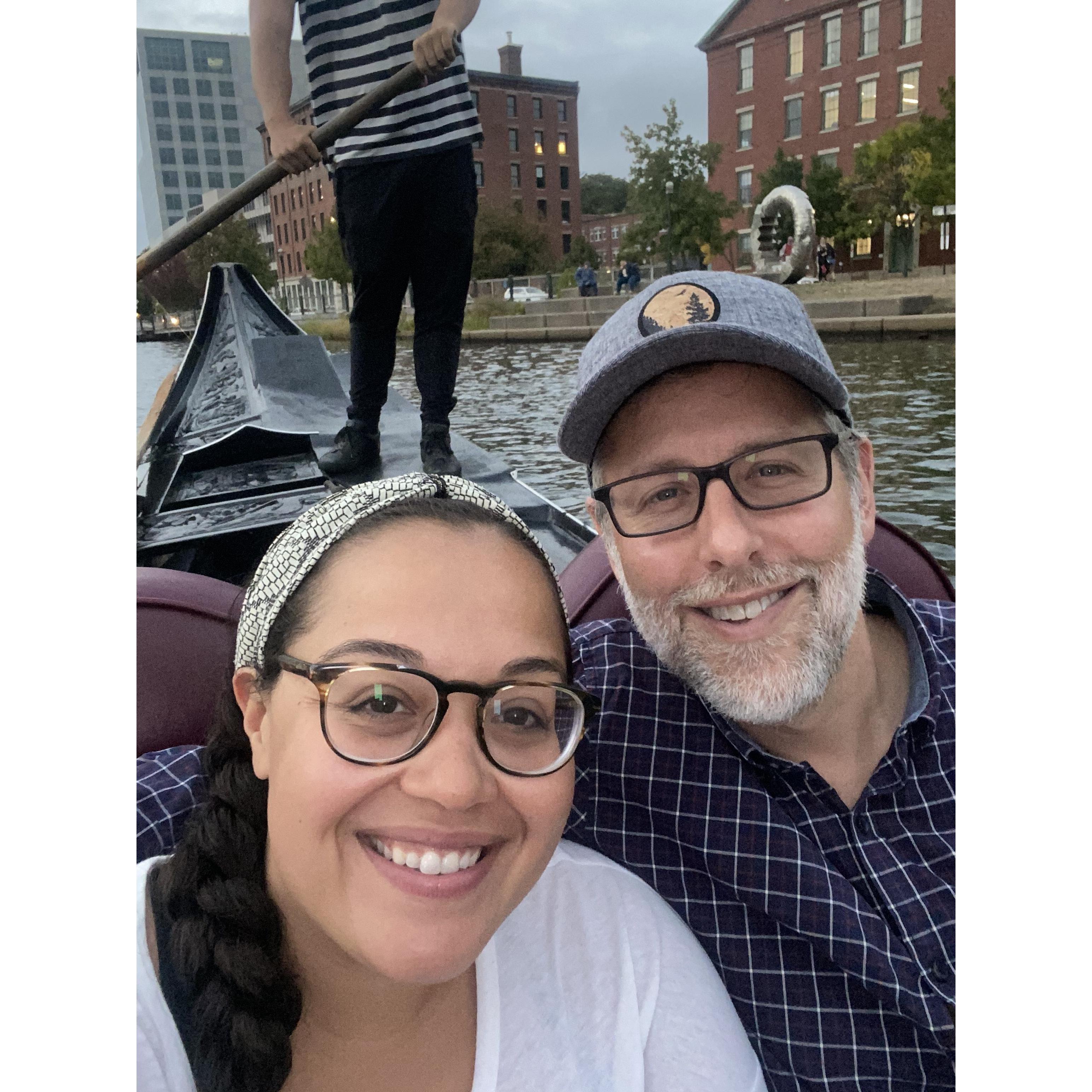 Gondola rides in the Providence River