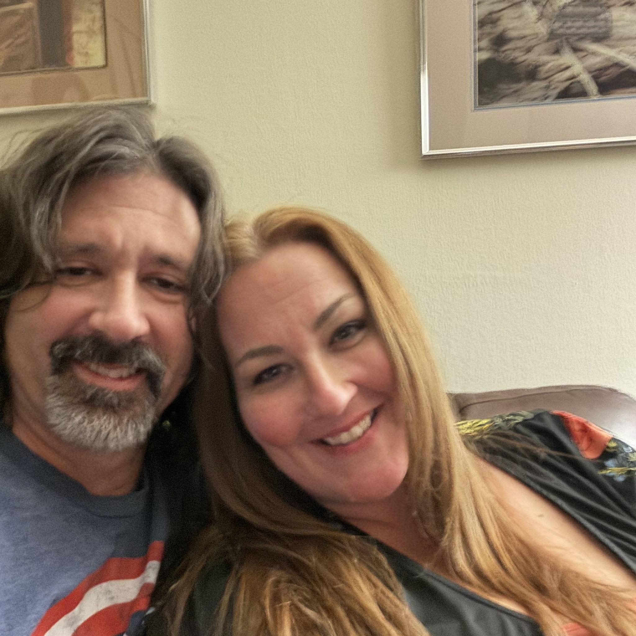 Our first date and selfie