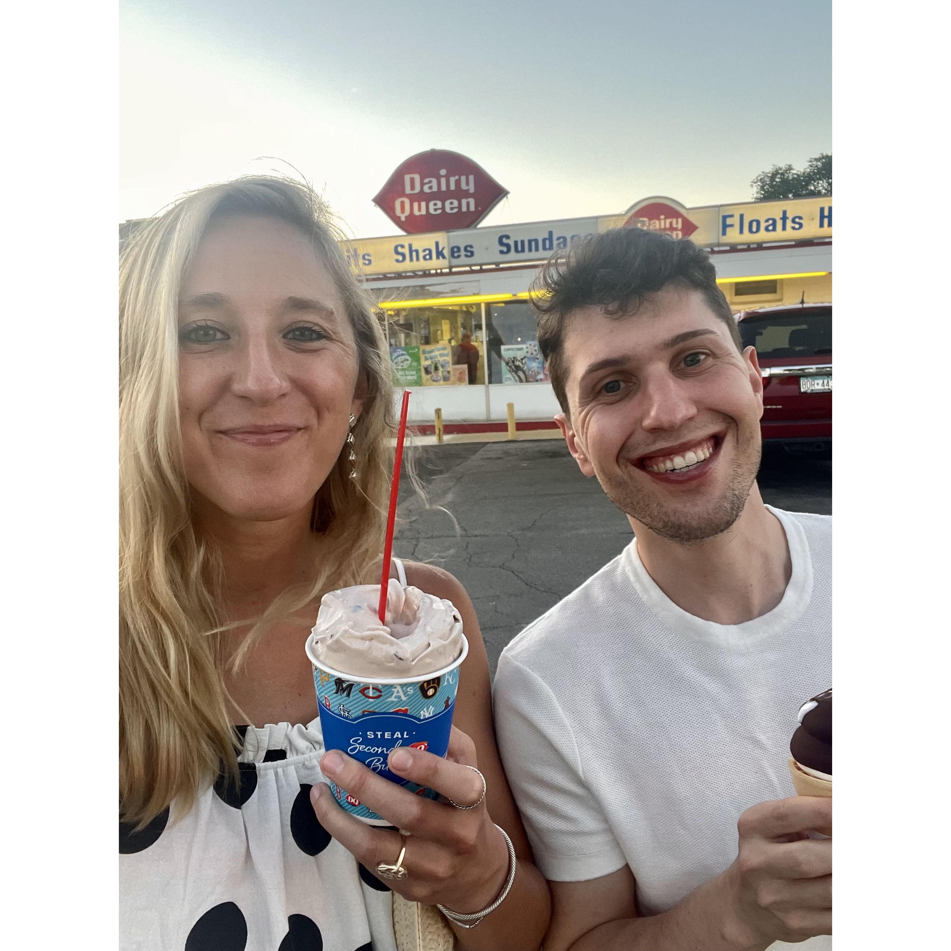 Regulars at the Rochester DQ