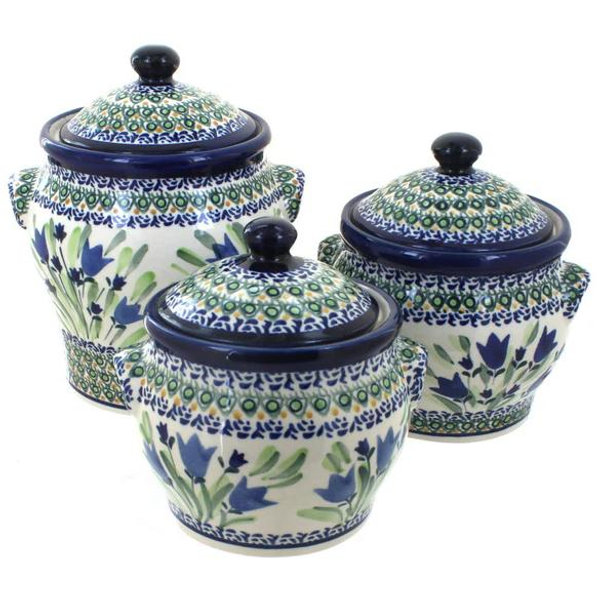 Blue Tulip Canister Set