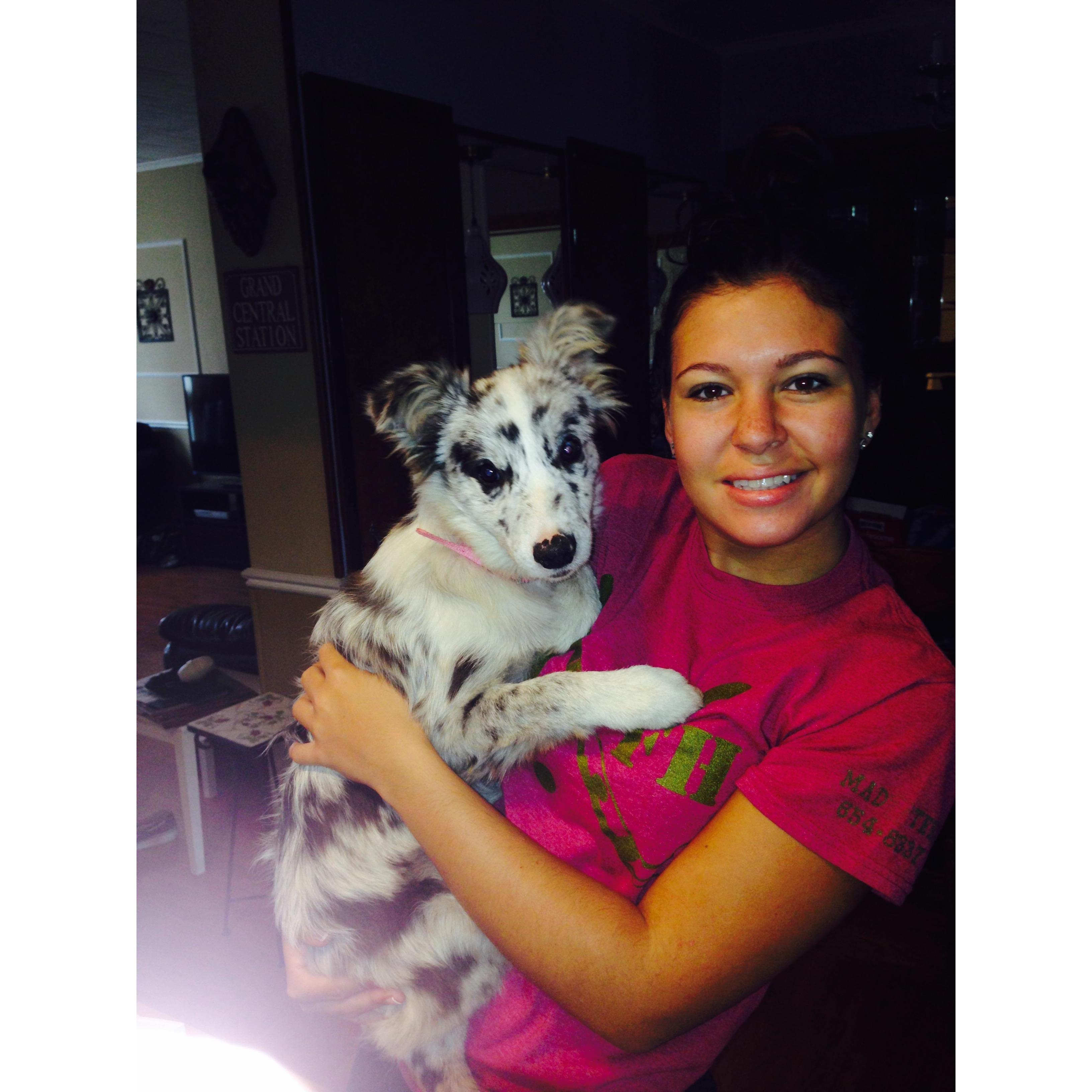Puppy Violet August 2015