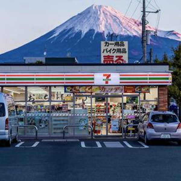 Peter buys everything in Japanese 7/11