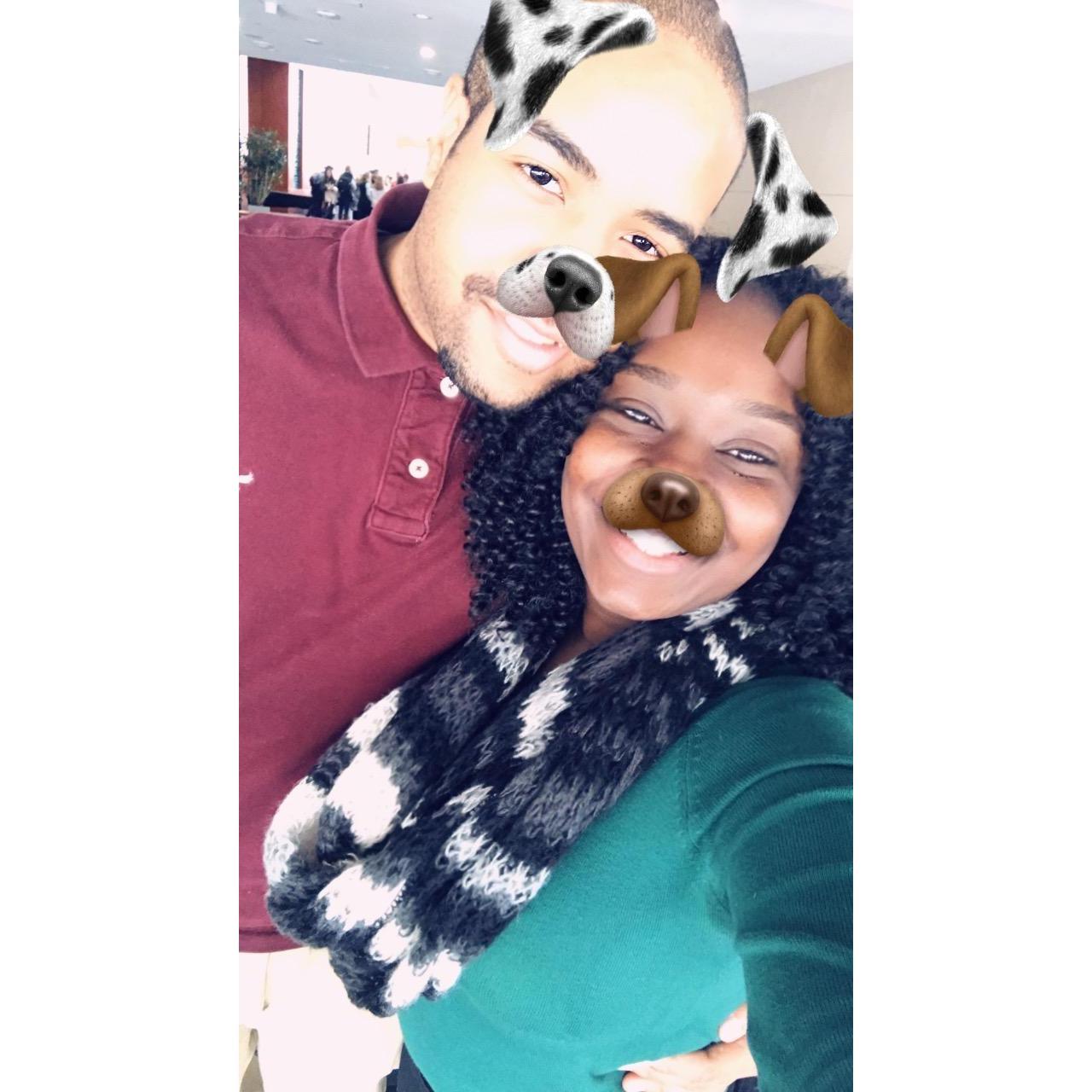 1/1/2018: We attended a Christian conference in Raleigh, NC, where Joshua asked Marleca to be his girlfriend just a few days prior.