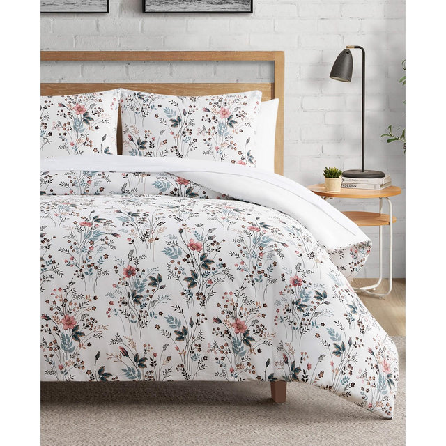 Lucky Brand Wildflower 3-Pc. Duvet Cover Set, Full/Queen