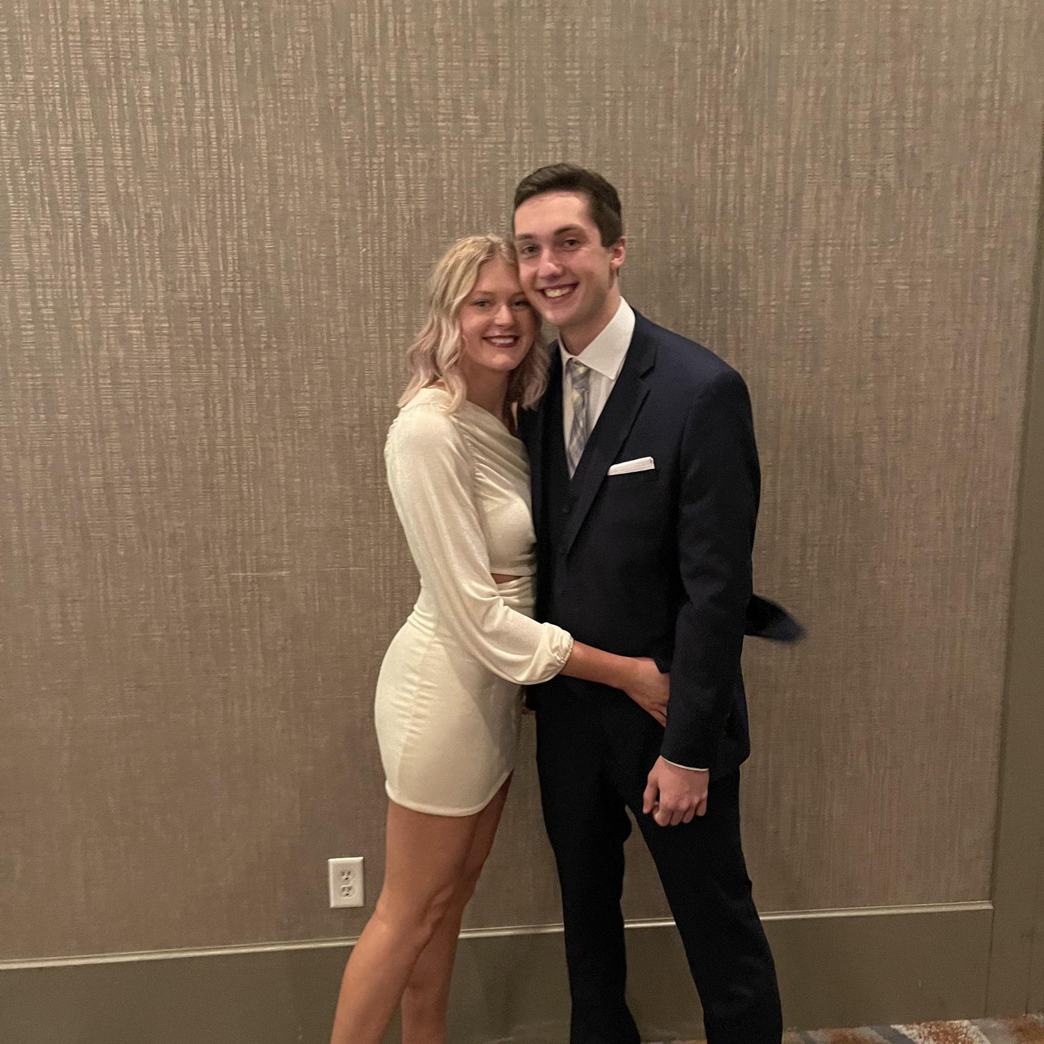 Hayden's first Alpha Gamma Delta formal.