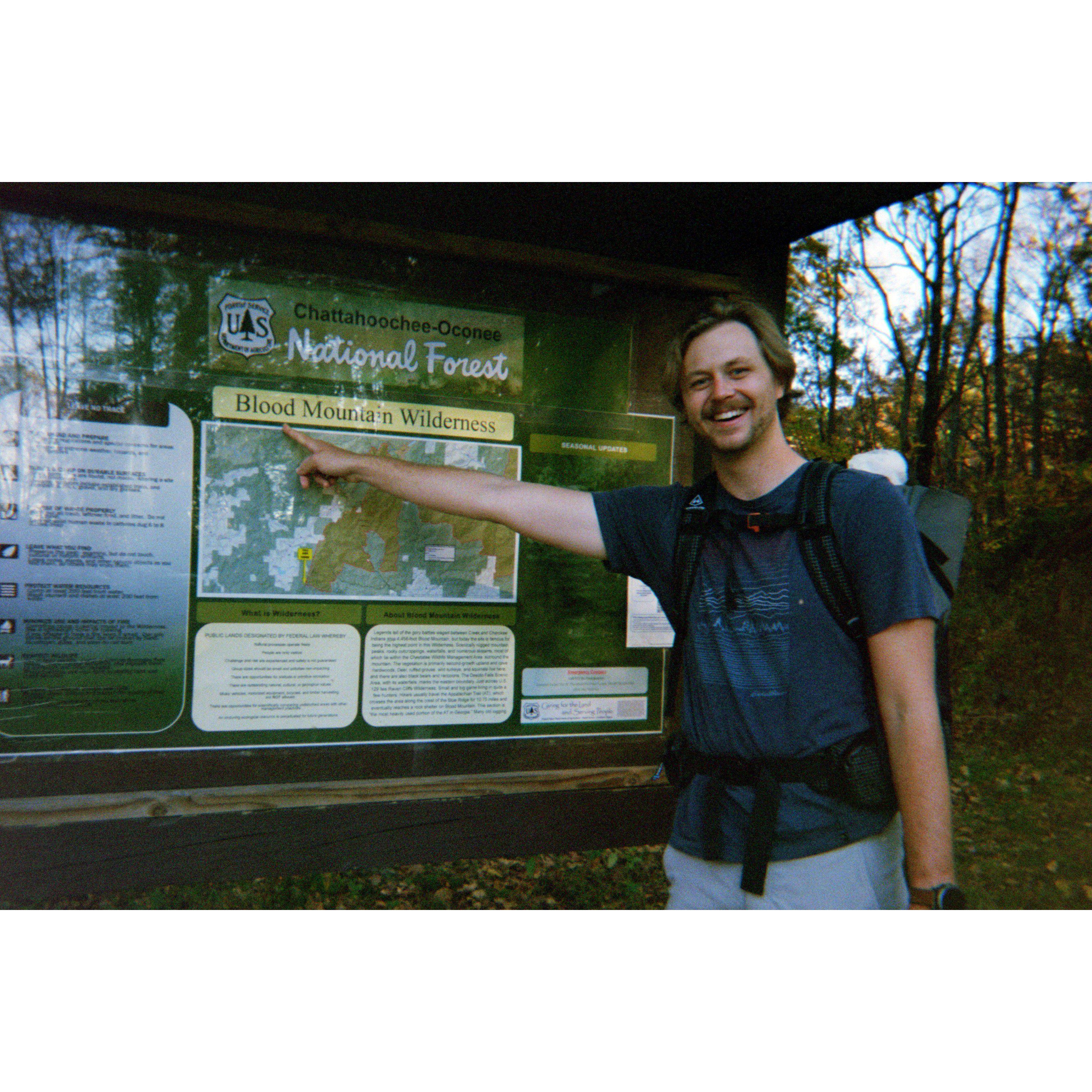 Our engagement at Preacher's Rock!