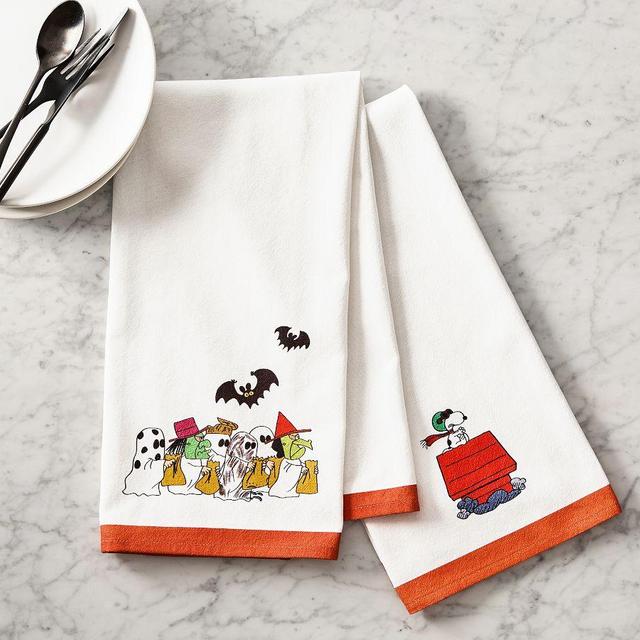 Peanuts Great Pumpkin Organic Cotton Tea Towel - Mixed Set of 2