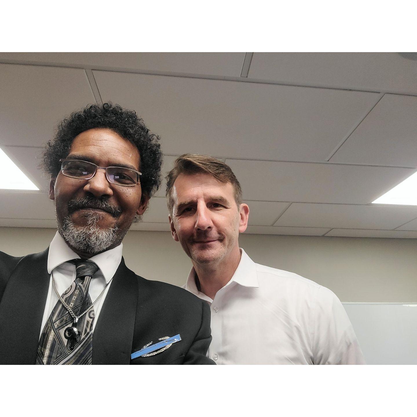 Anthony and Congressman Frank Mrvan!