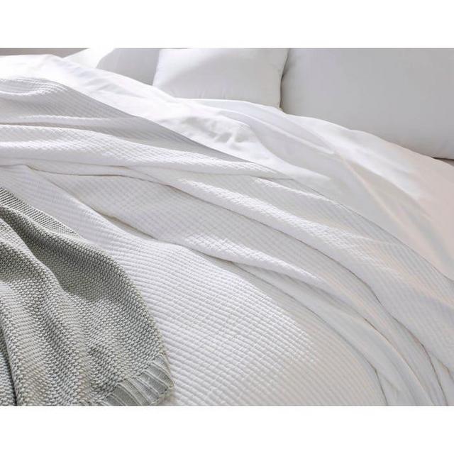 Riley Textured Cotton Coverlet