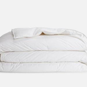 Brooklinen Down Comforter, White, Queen-Sized, All-Season