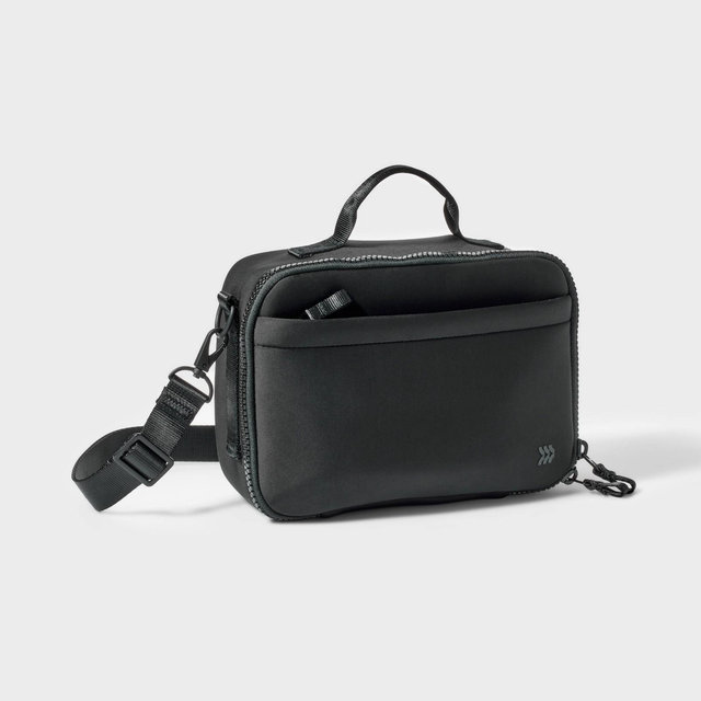 Faux Neoprene Lunch Bag Black - All In Motion™️