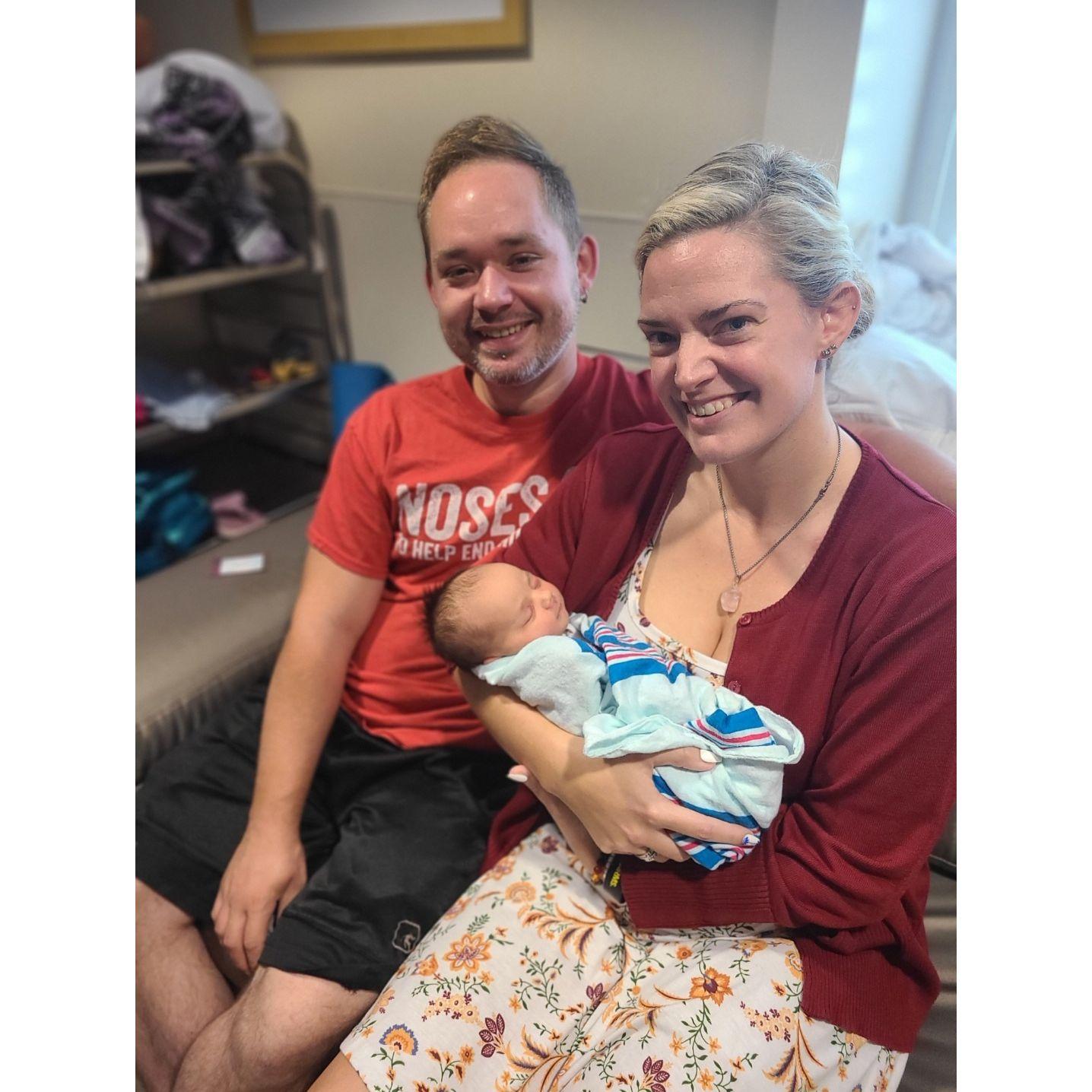 Chaz's niece Poppy was born! - August 2023