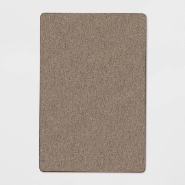 2'X3' Solid Utility Accent Rug Mid Gray - Made By Design™