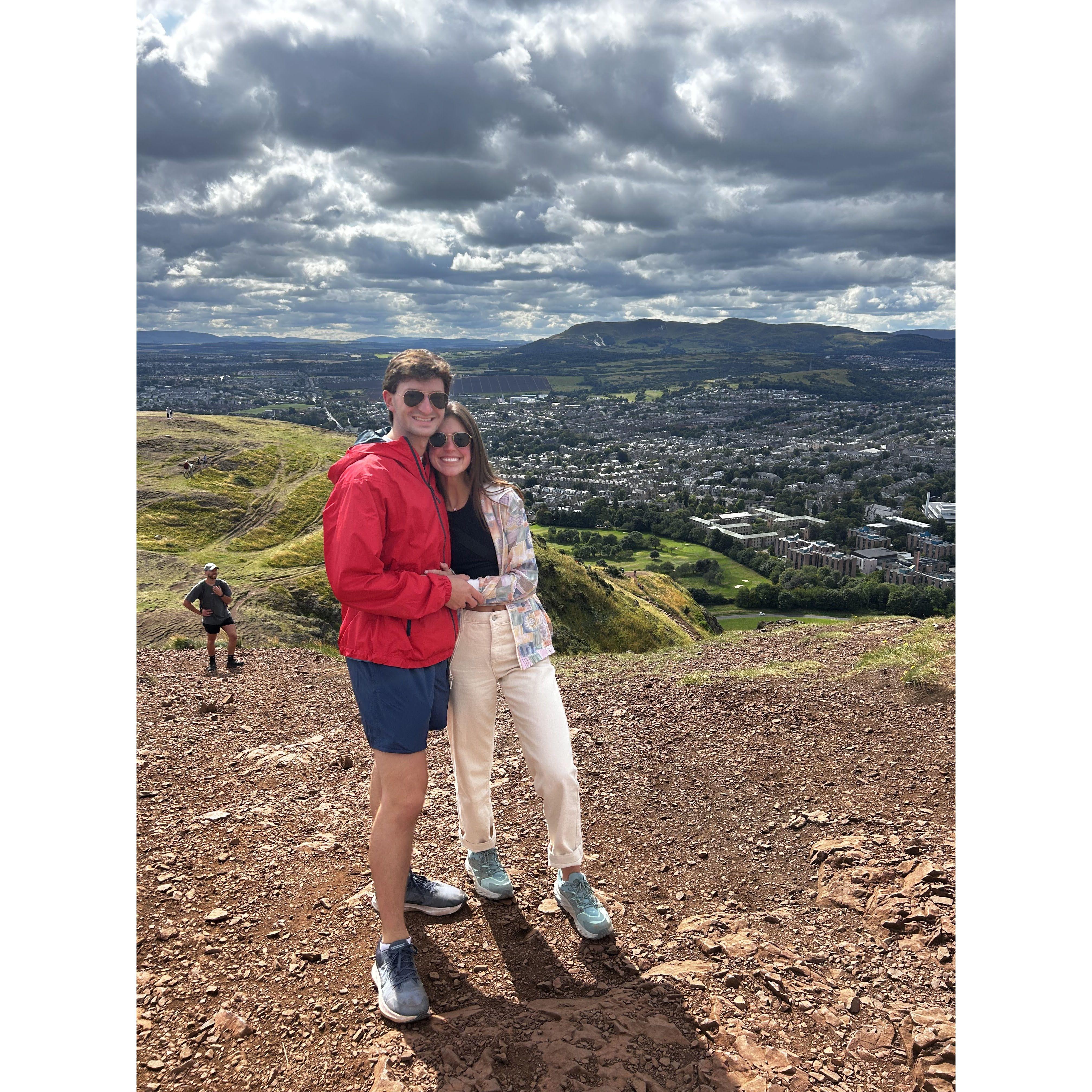 Arthur's seat in Scotland