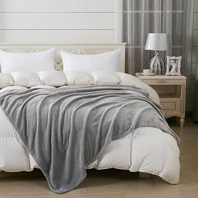 Amazon - Grey Throw Blanket