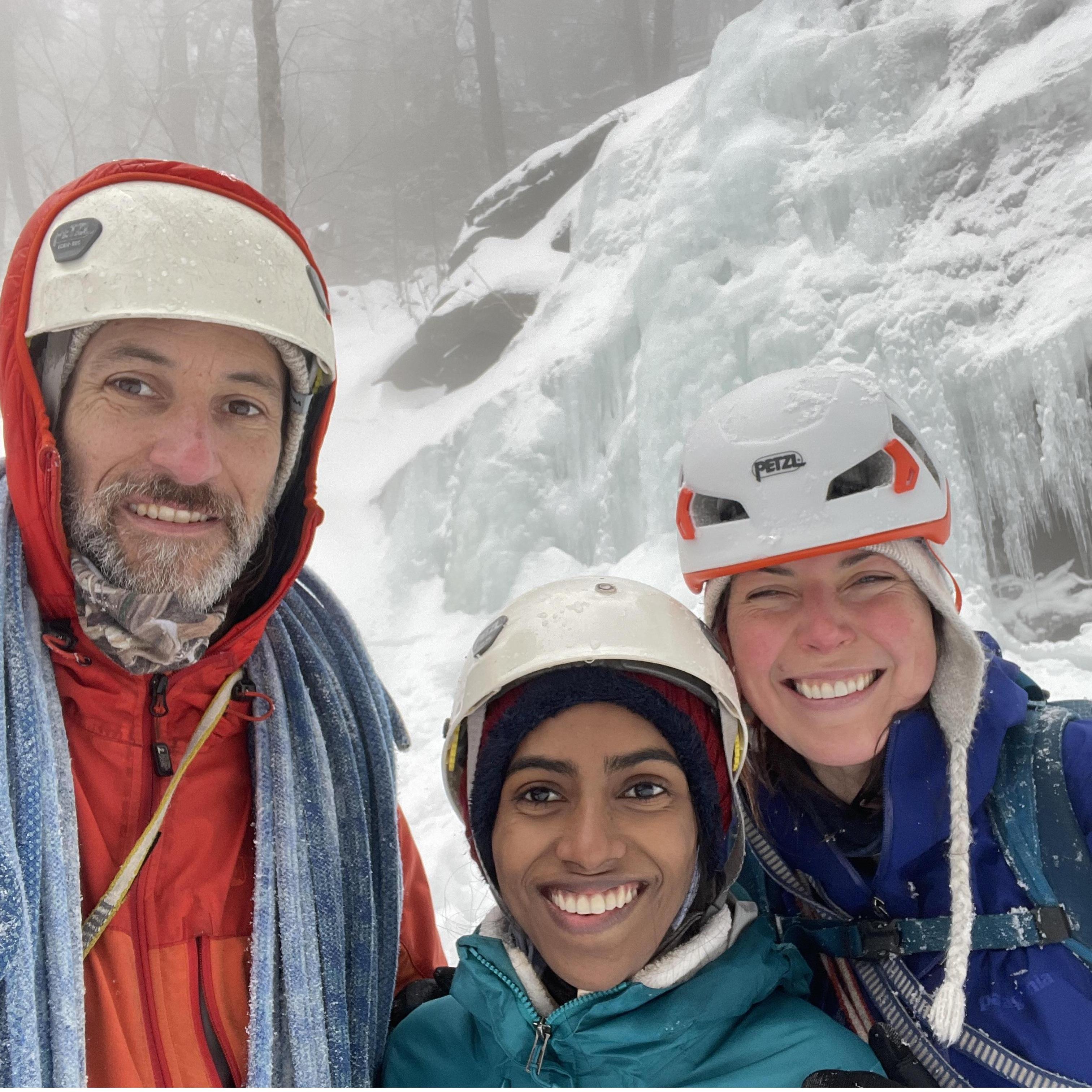 Ice Climbing with Marjana