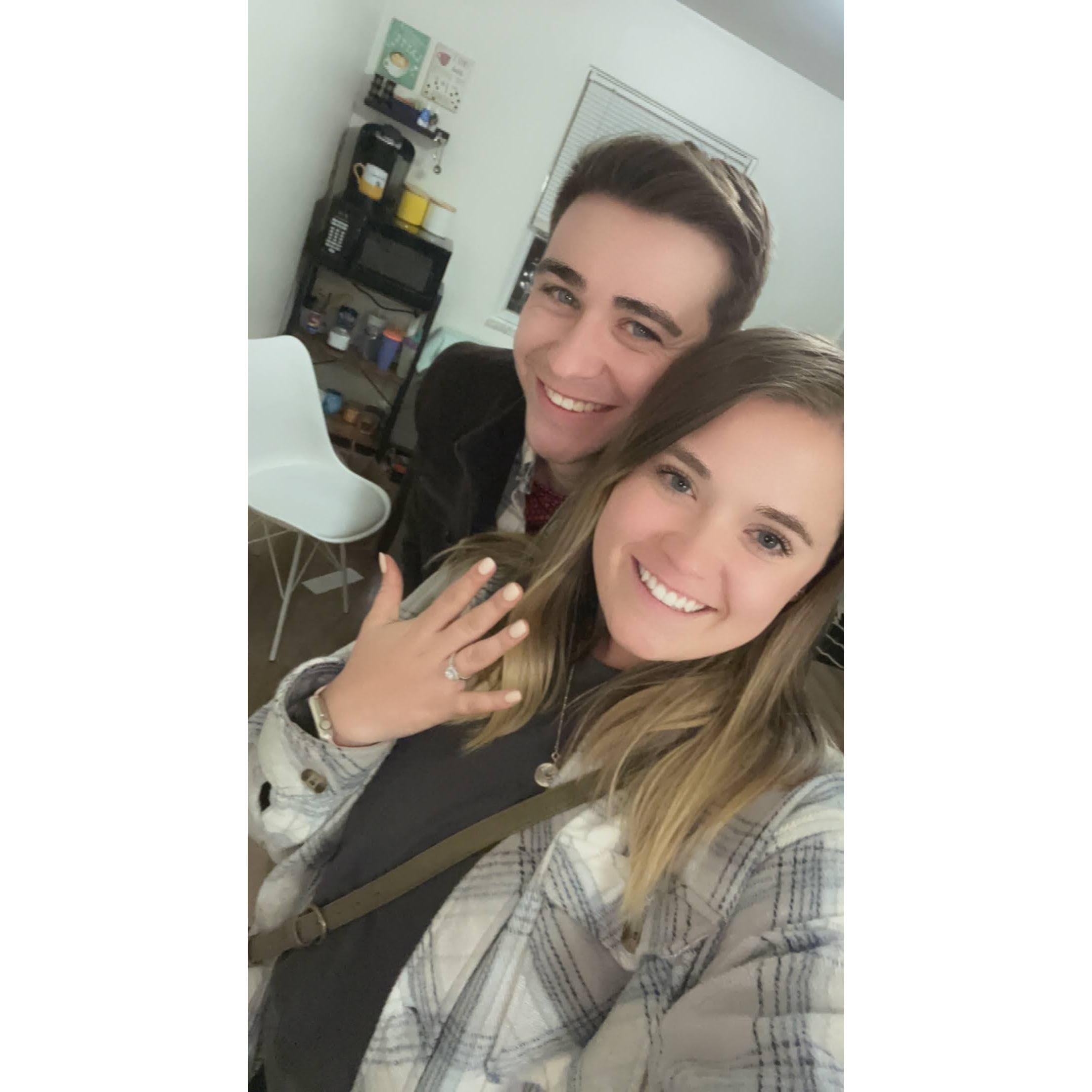 The day he proposed!!!!