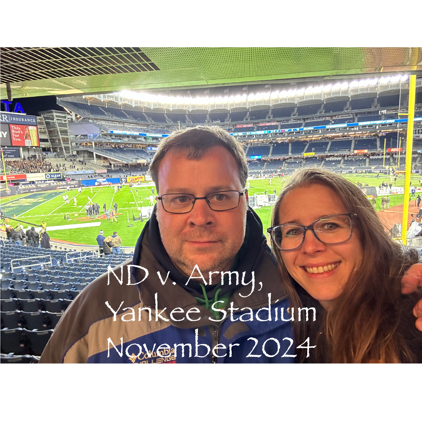 ND vs Army game - we'd travelled to so many games in the 2024 season, what was one more?