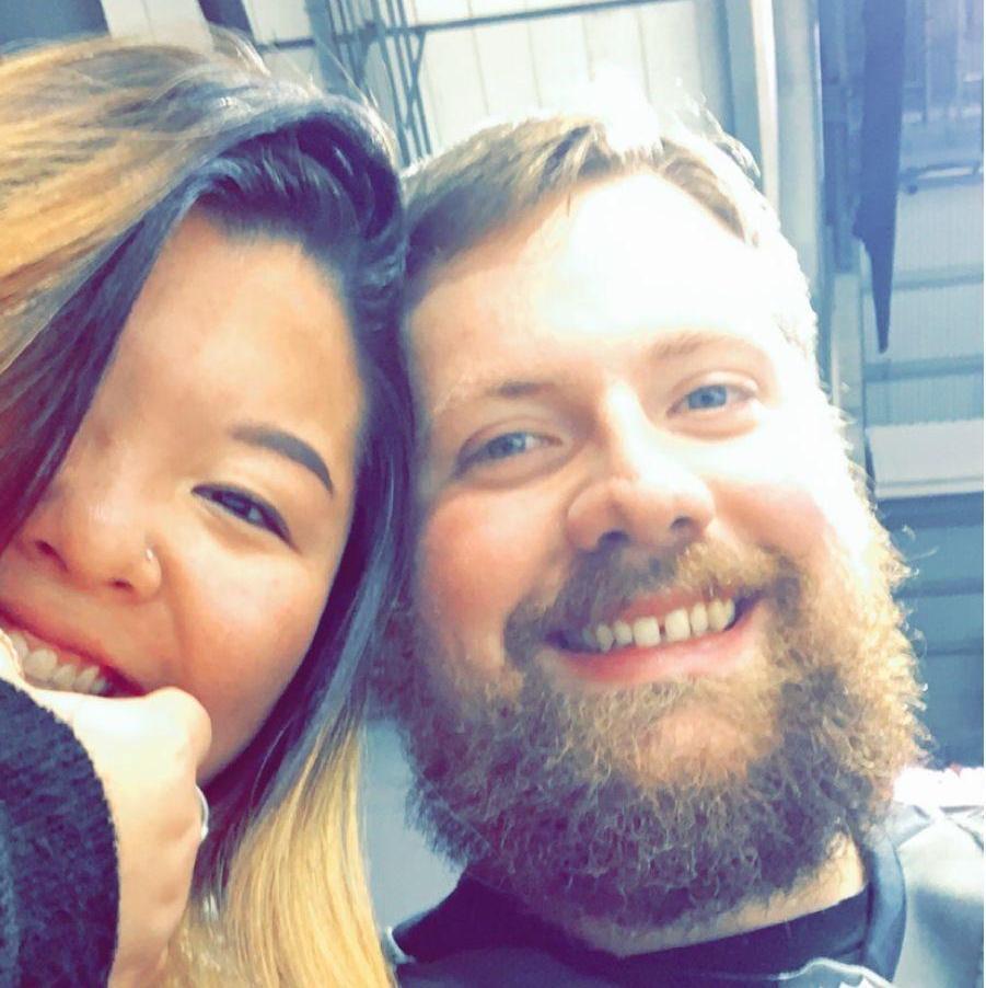 Our first hockey game together!