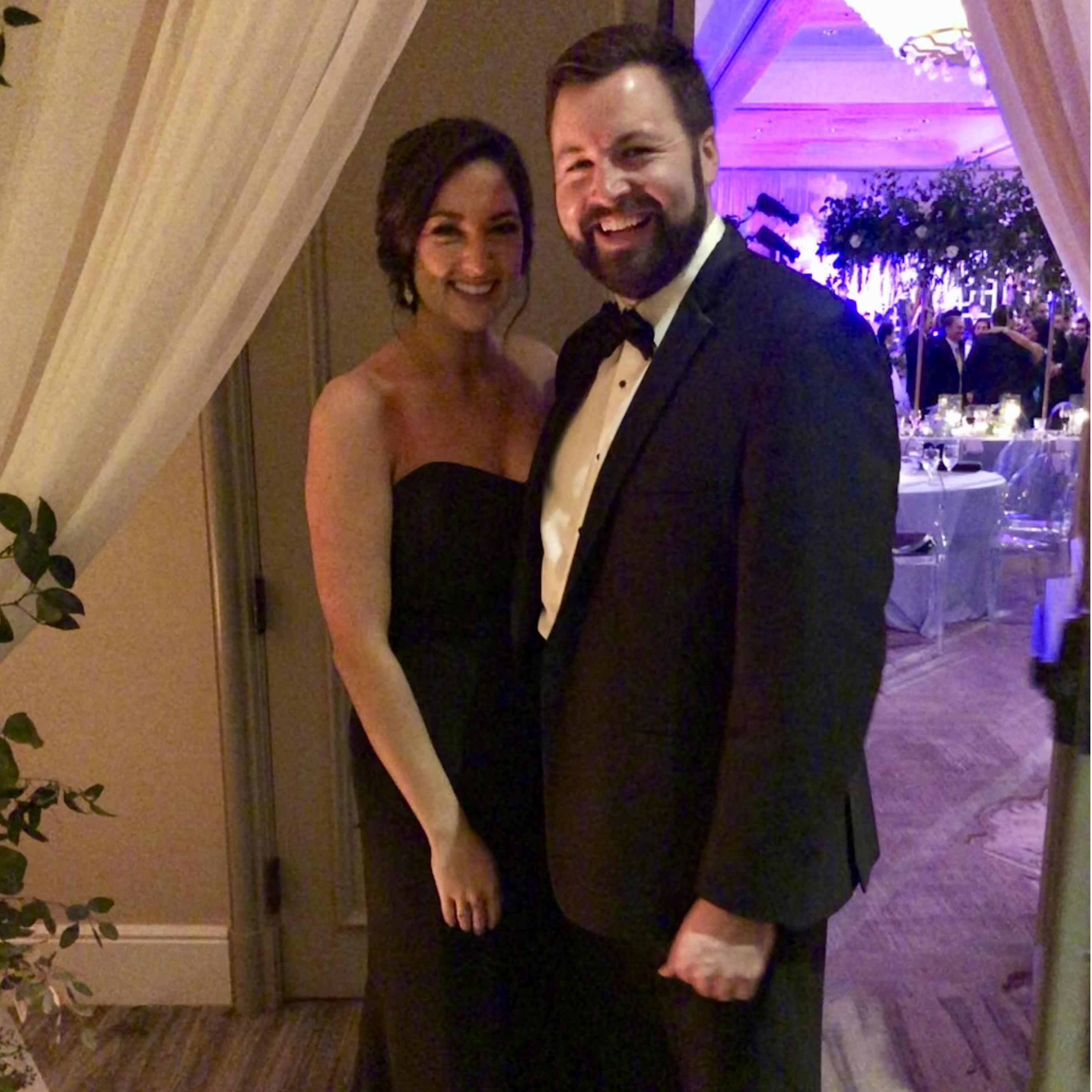 At the Blumenthal wedding in Austin, December 2018