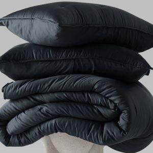 Iced Cooling Bamboo Comforter - Charcoal/King