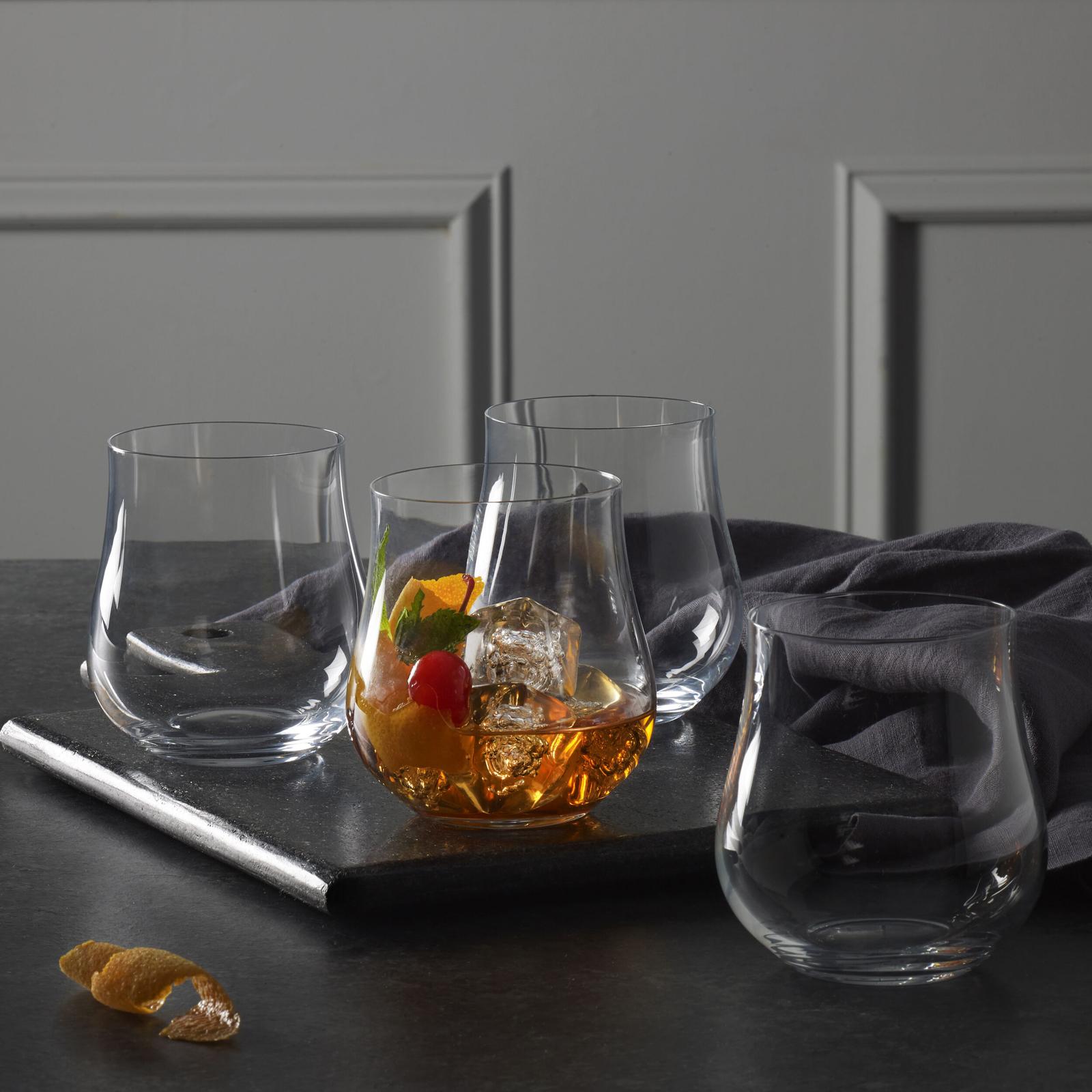 Chroma Set of 4 Stemless Wine Glasses