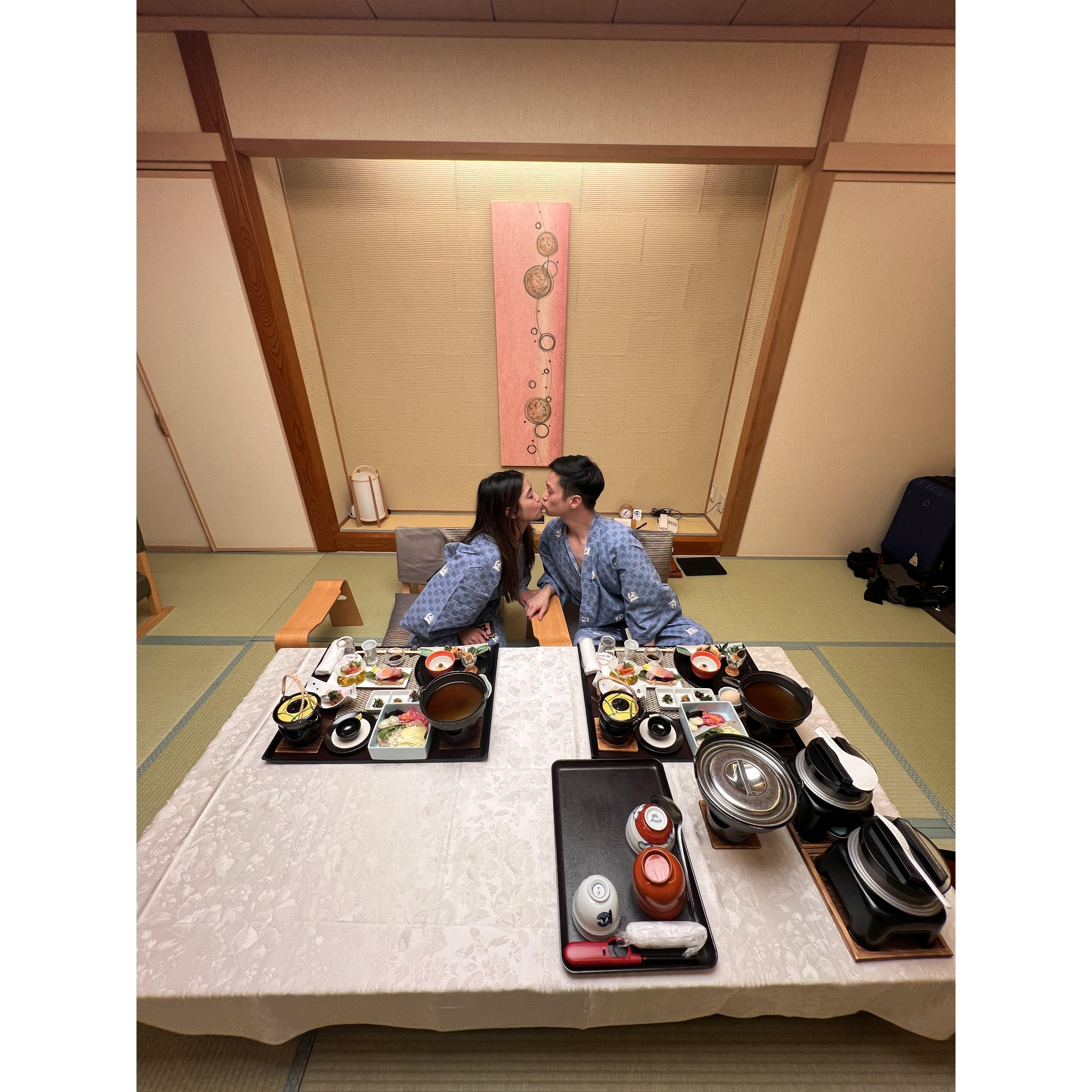 We stayed in a Ryokan!