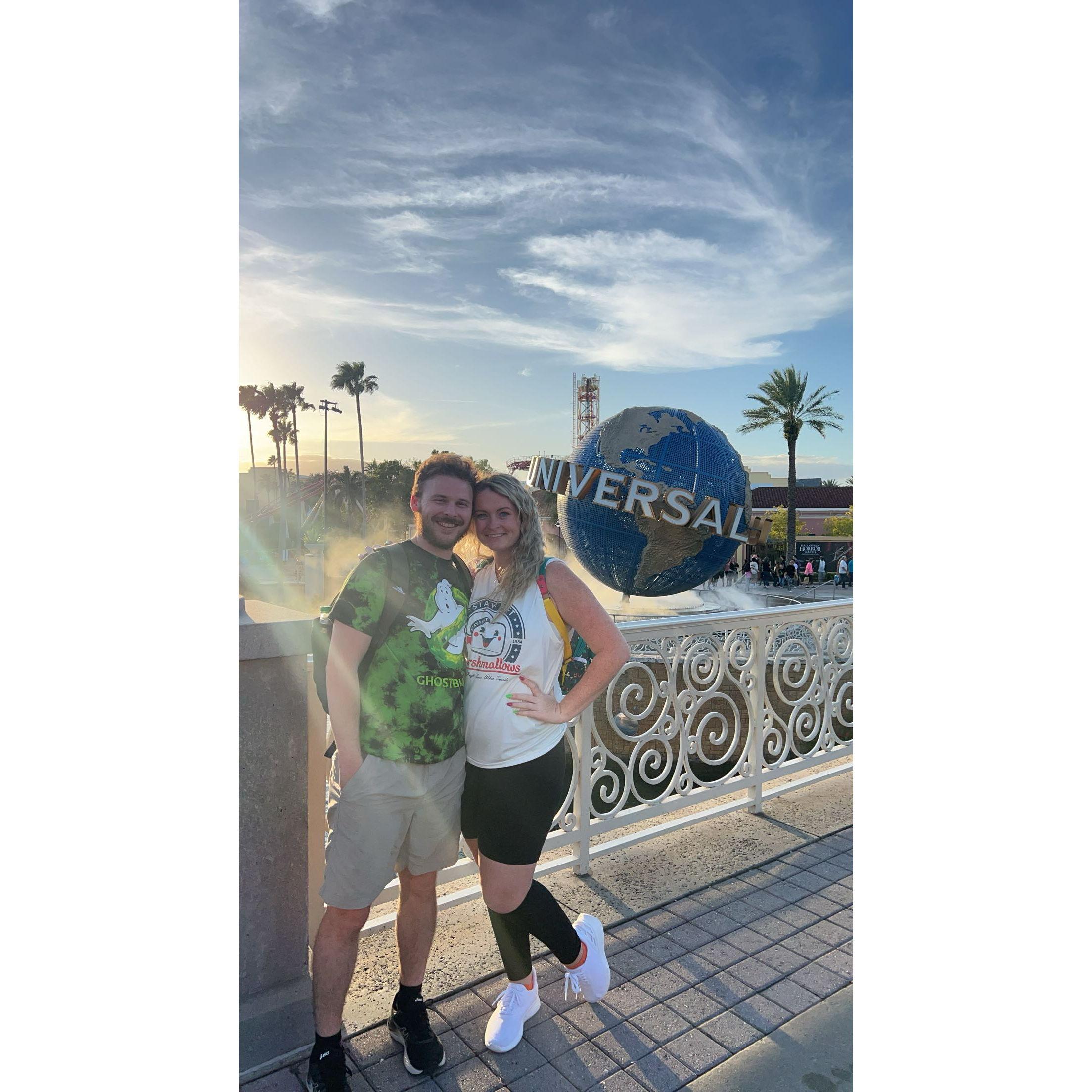Our first Horror Nights together!