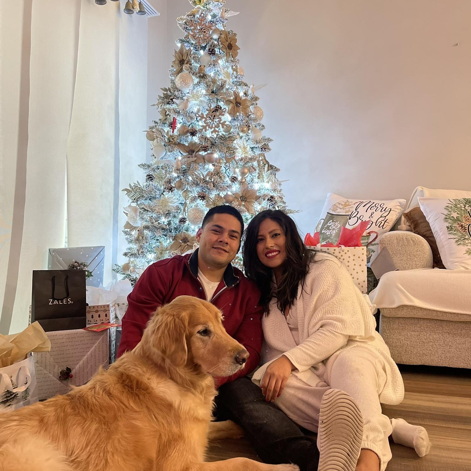 Our first Christmas at our apartment.