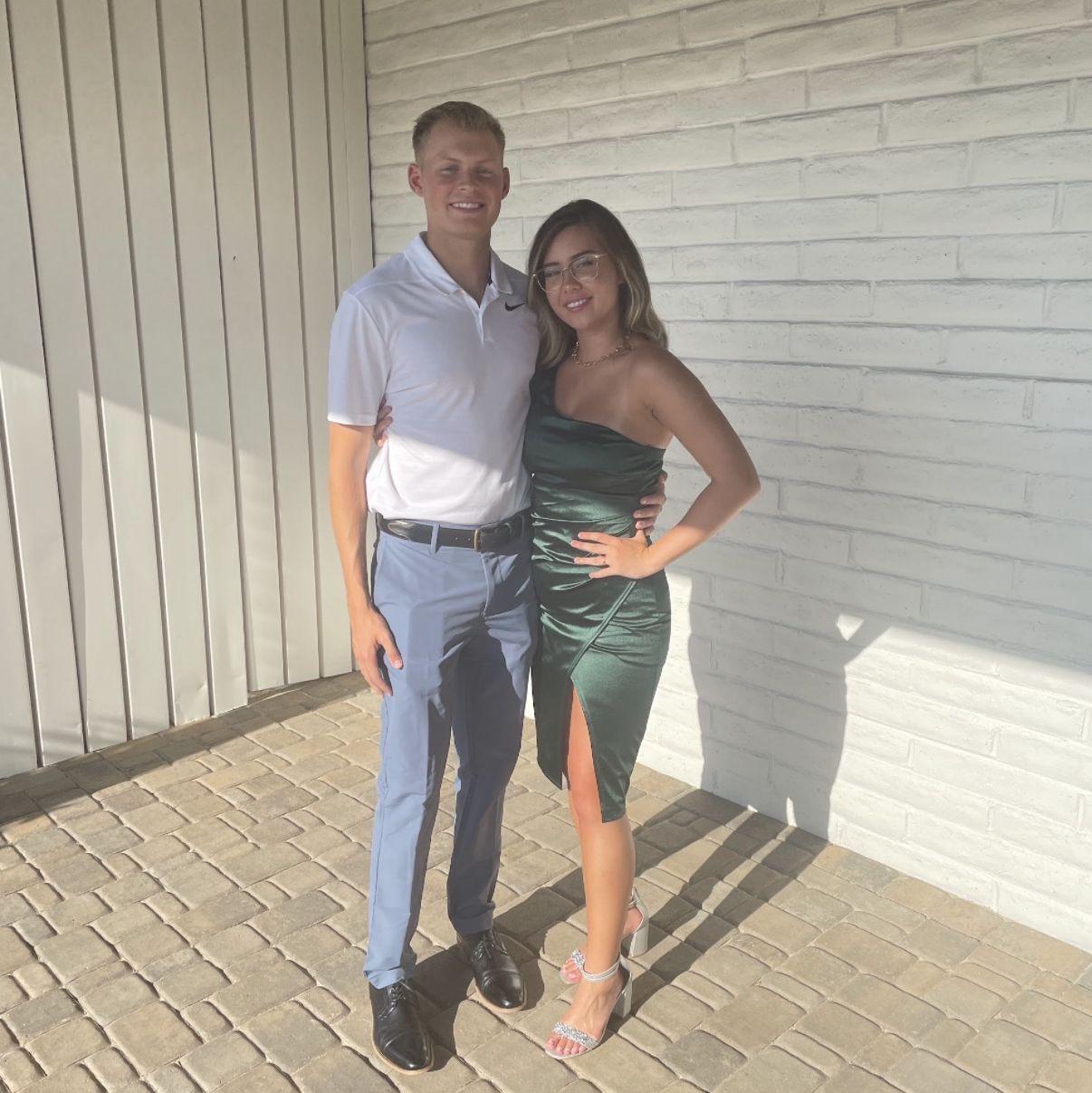 Us at a friend's wedding!