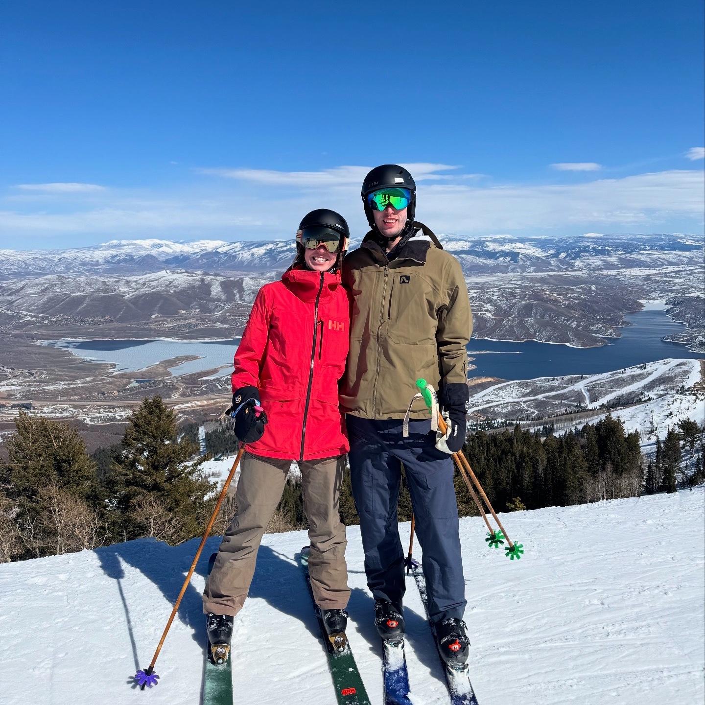 Skiing in Utah… our favorite thing to do together