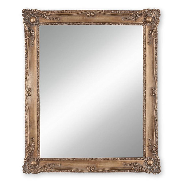 WRAPACK Vintage Mirror for Living Room Bedroom Wall Decor, Baroque Vanity Makeup Mirror