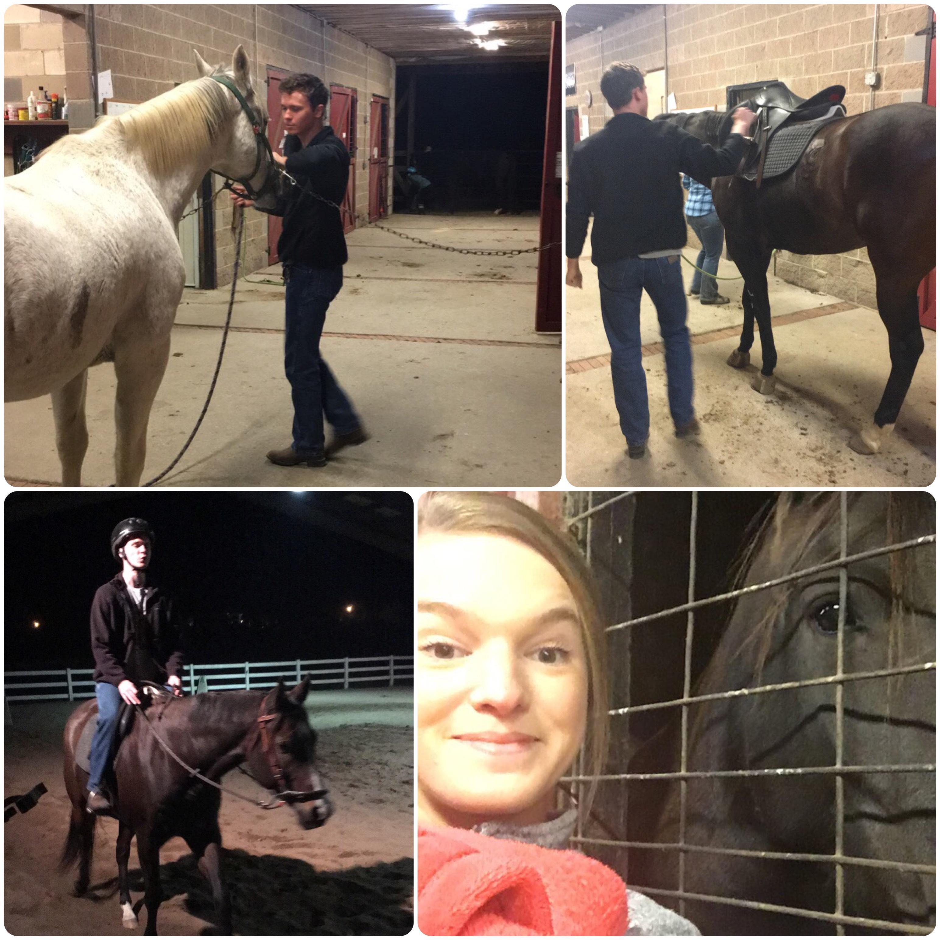 Horseback riding 
~ 2017