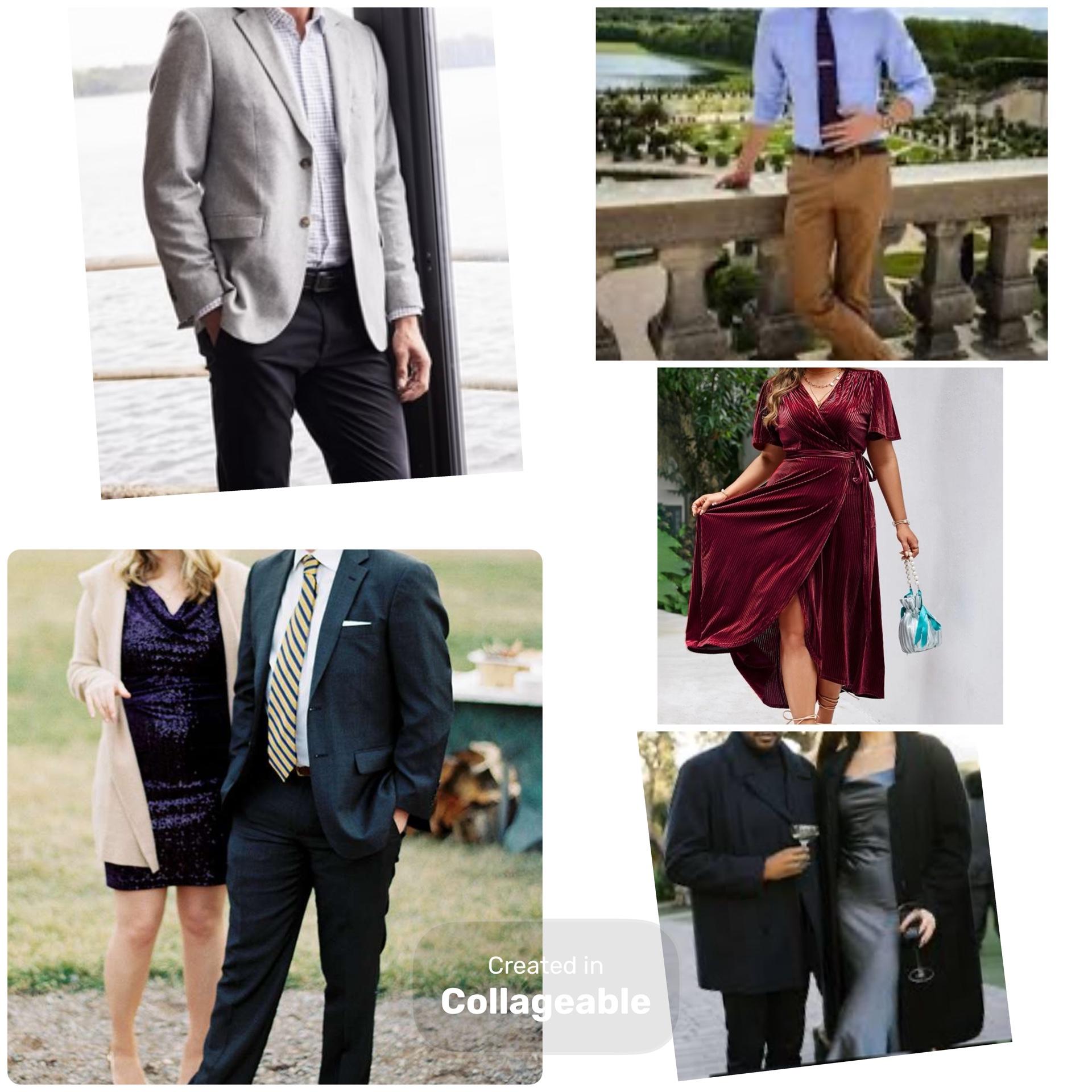 (Wedding guest outfit ideas for an outdoor Fall wedding)
