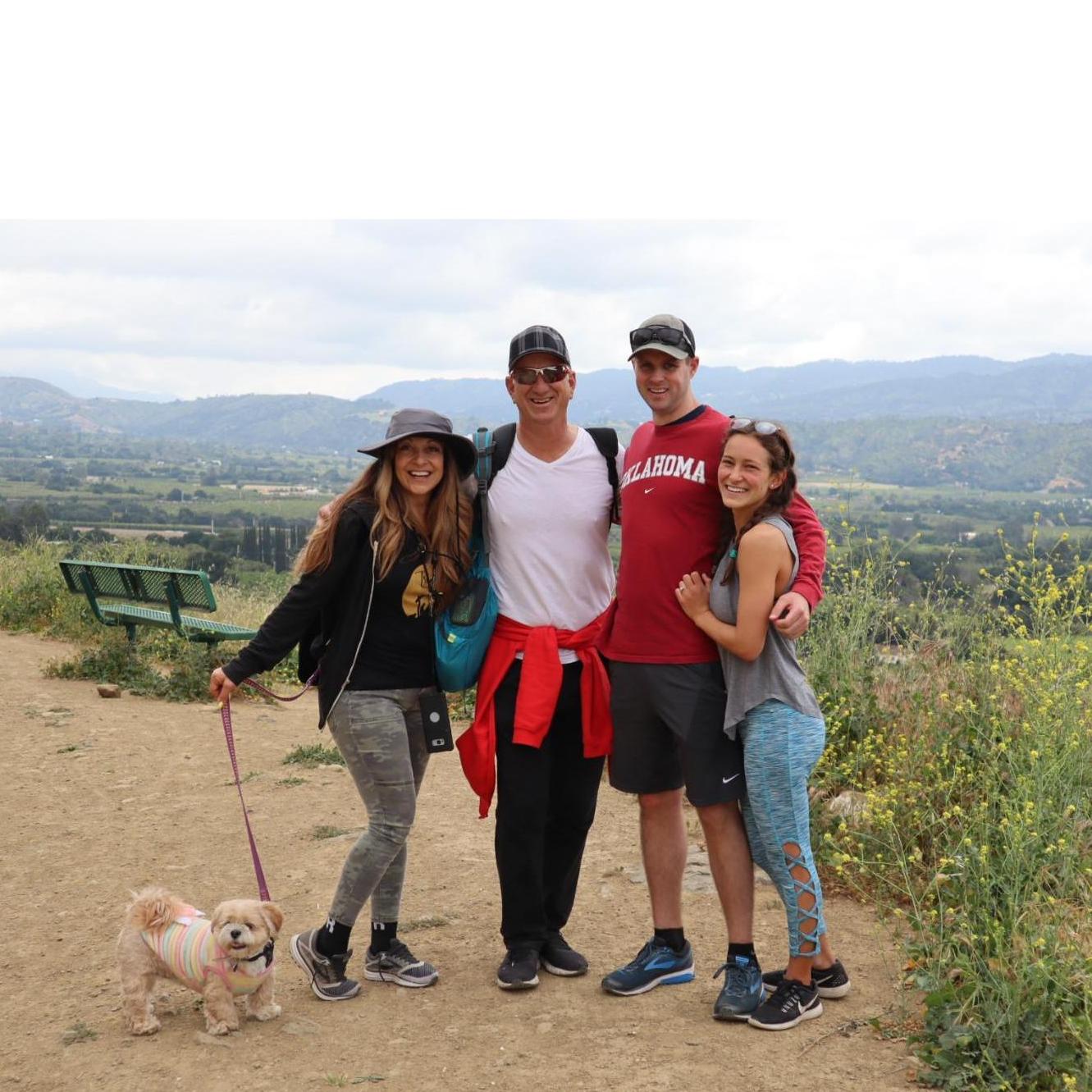 The hike we went on April 21st! Easter Sunday!