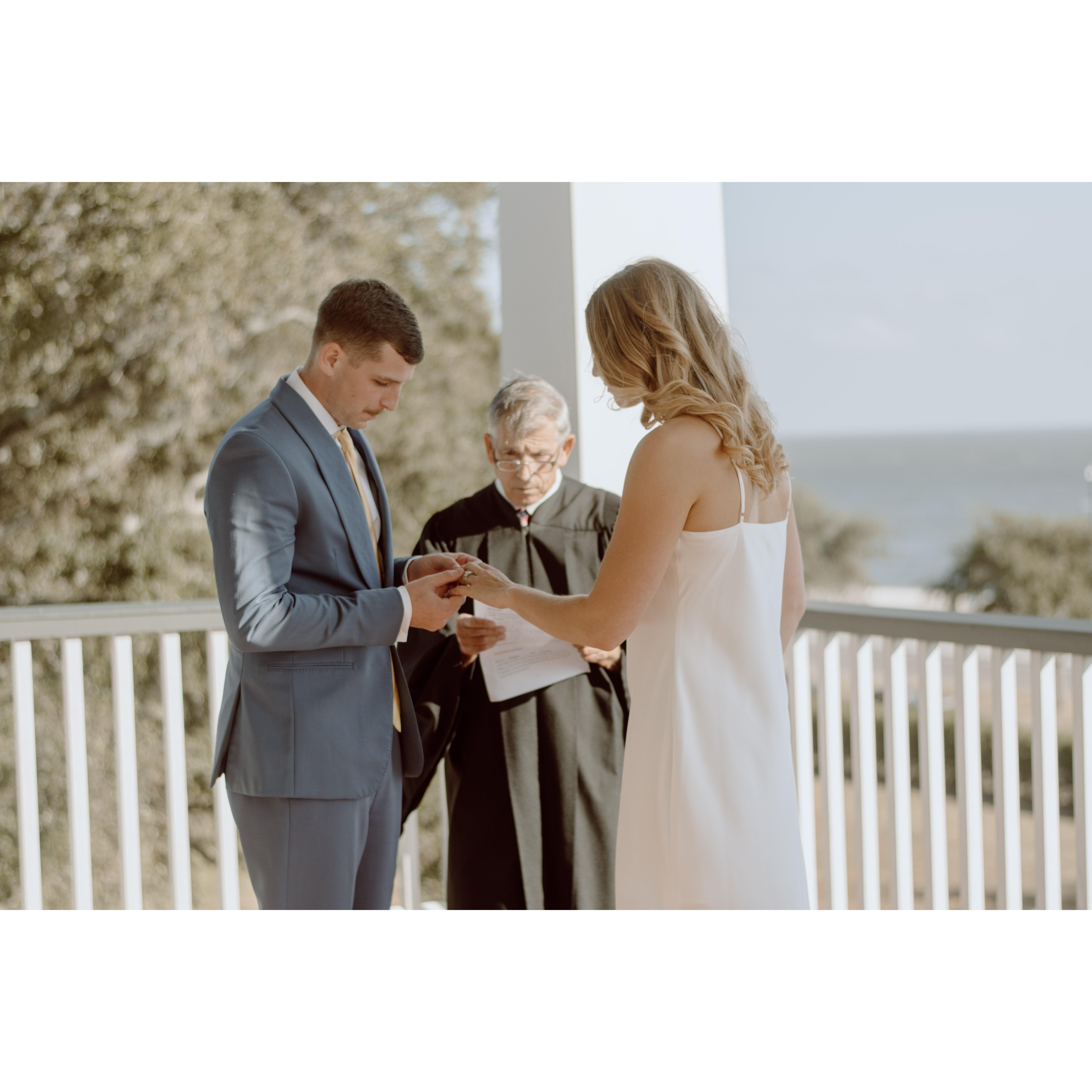 Oops...we already said I do :)