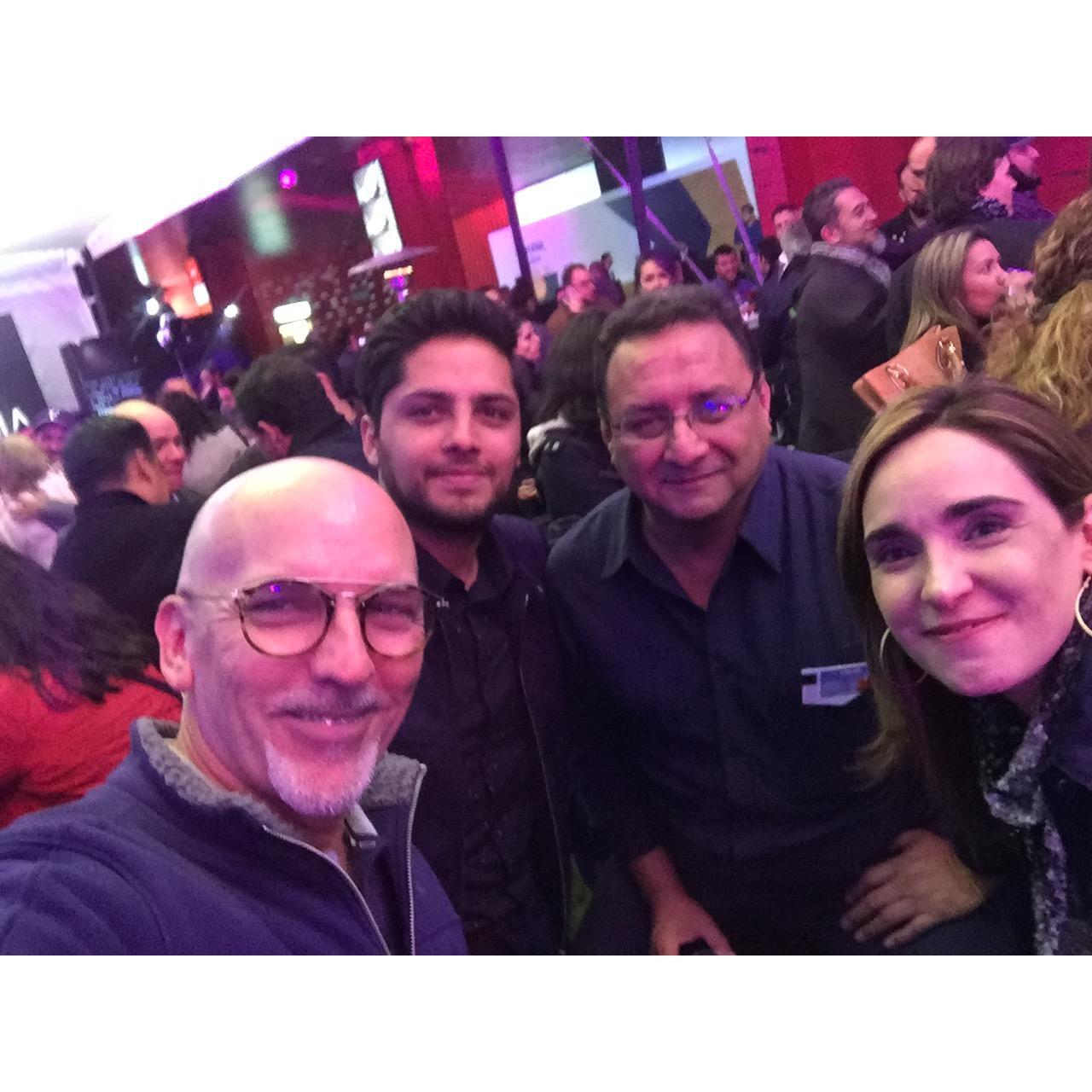 De fiesta en la inauguración del show de Soda Stereo realizado por el Cirque Du Soleil. 
Gracias a la invitación de nuestro amigo Memo Pineda.