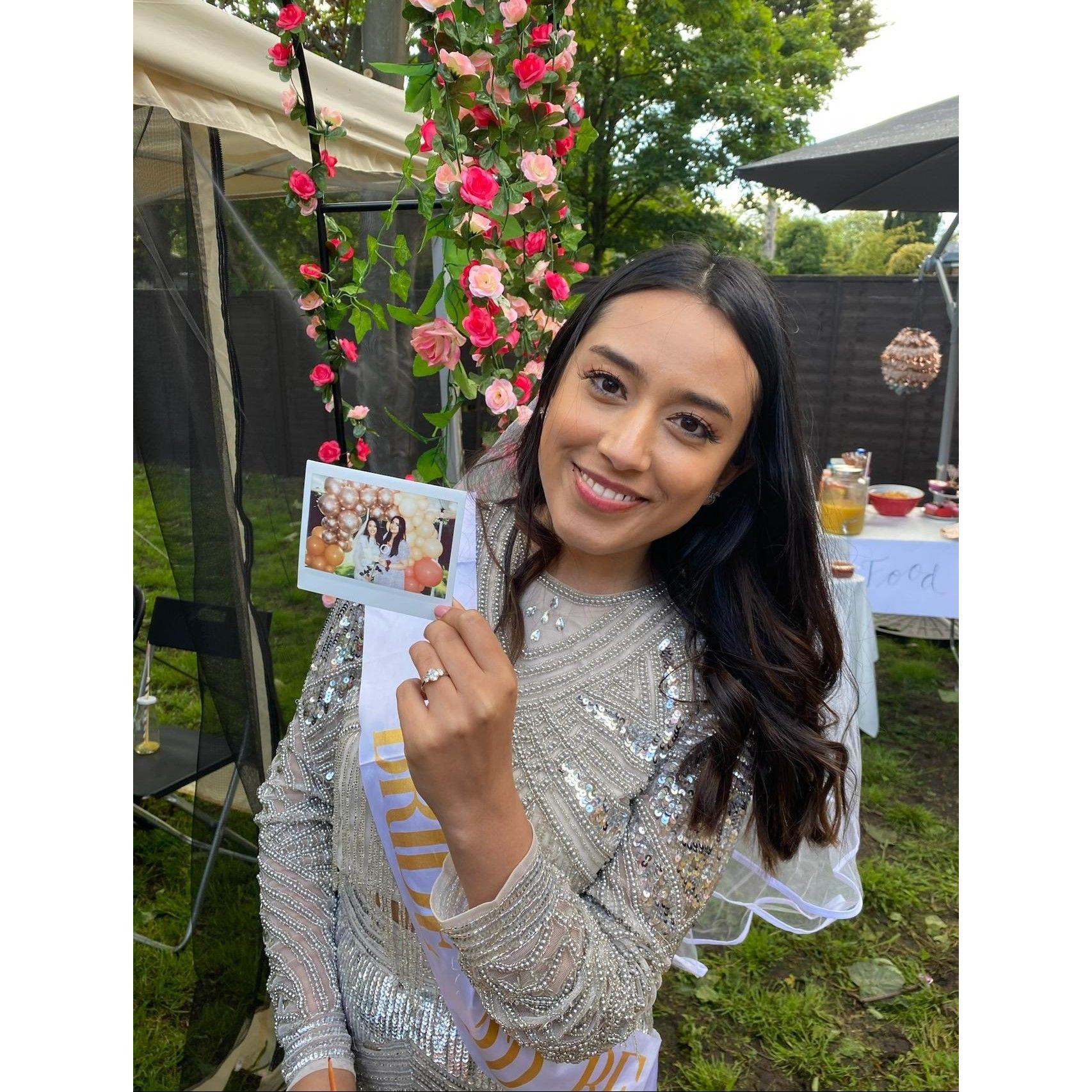 2021 - Maz obsessed with our roomie photo at her bridal shower