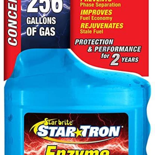 Star Tron Enzyme Fuel Treatment Concentrate - Rejuvenate & Stabilize Old Gasoline, Cure Ethanol Problems, Improve MPG, Reduce Emissions, Increase Horsepower
