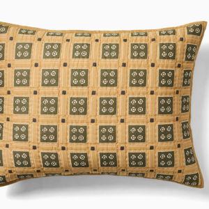 Pierce & Ward Floral Grid Shams Set