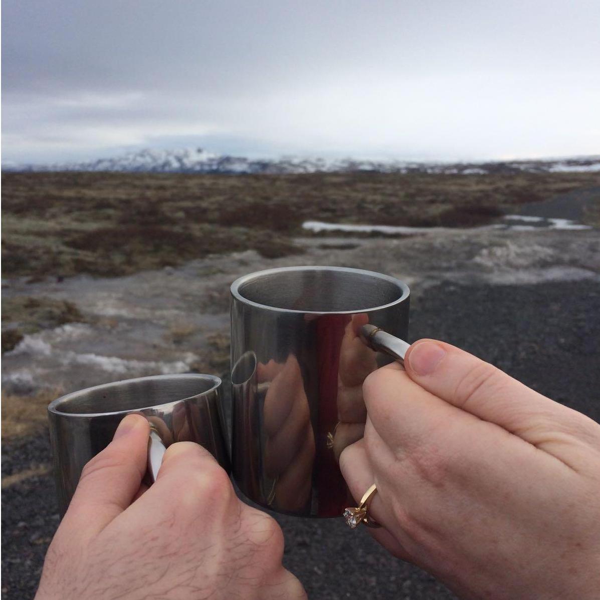 We're getting married! Pingvellir National Park, Iceland