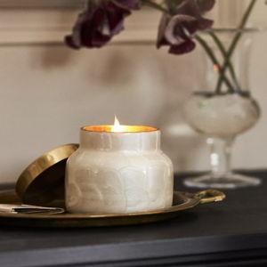 Capri Blue Volcano Capiz Jar Candle​