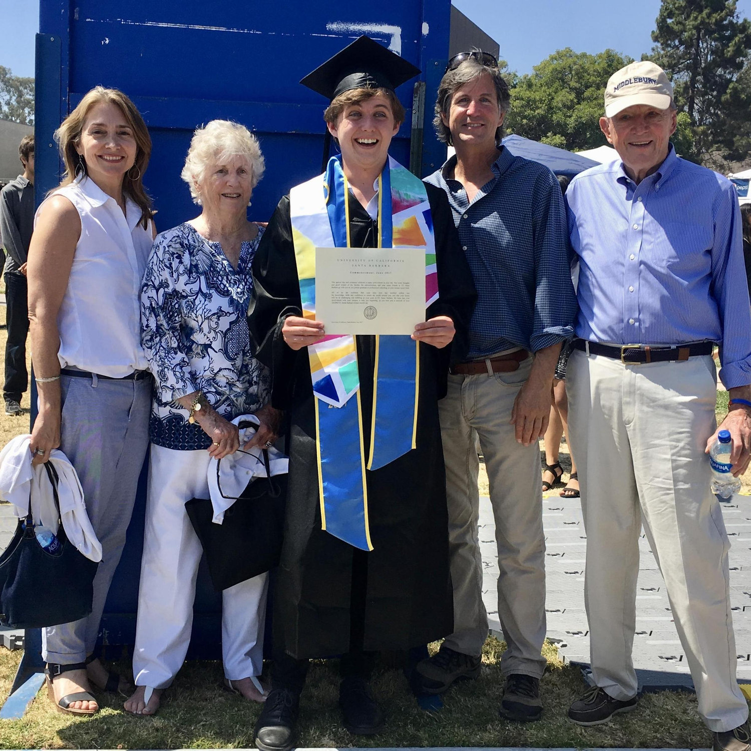 Evan's graduation from UCSB