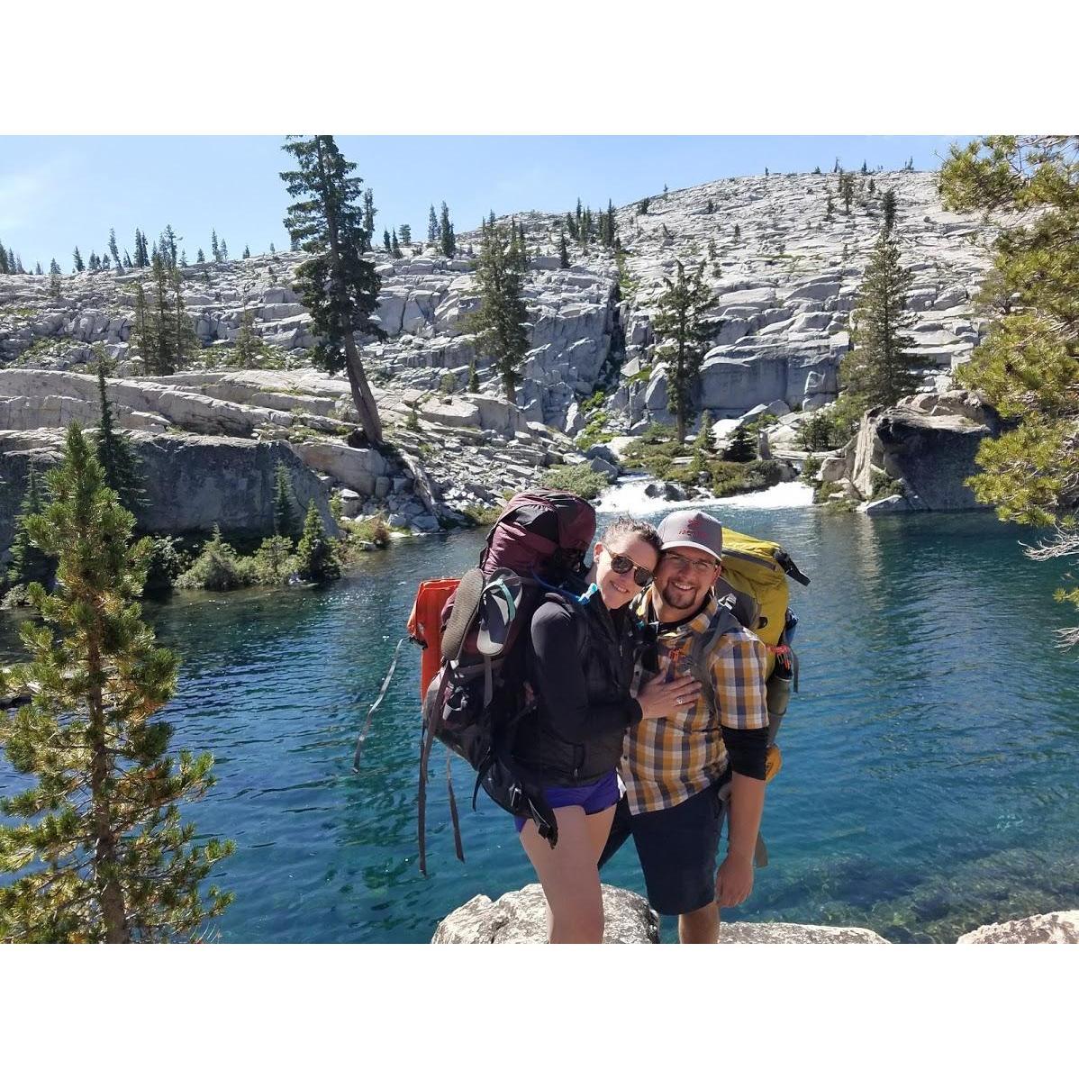 Jessica didn't even leave me behind after 30+ miles of backpacking and complaining. She is an angel.