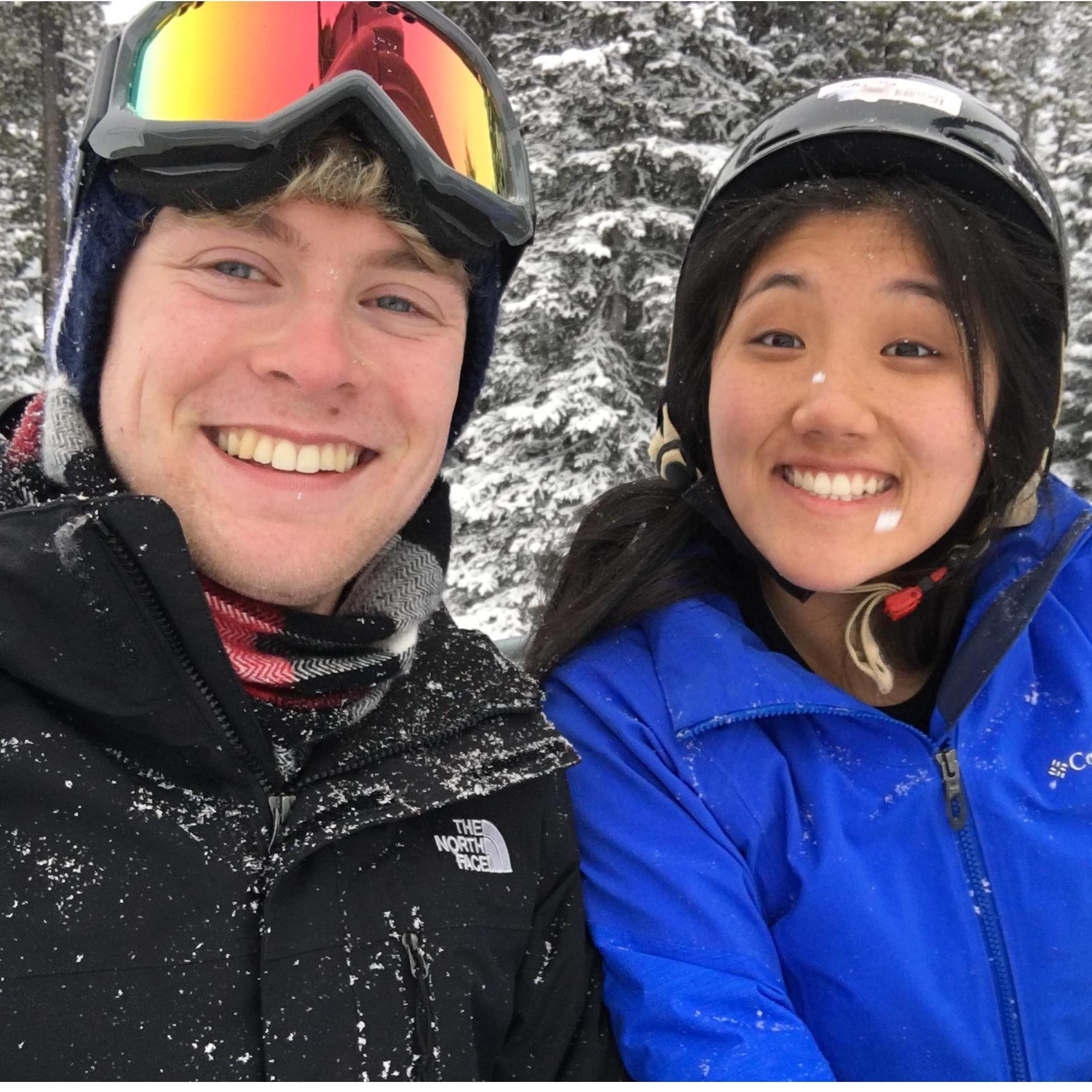 Myki's first trip to Big White (And her first time Skiing)