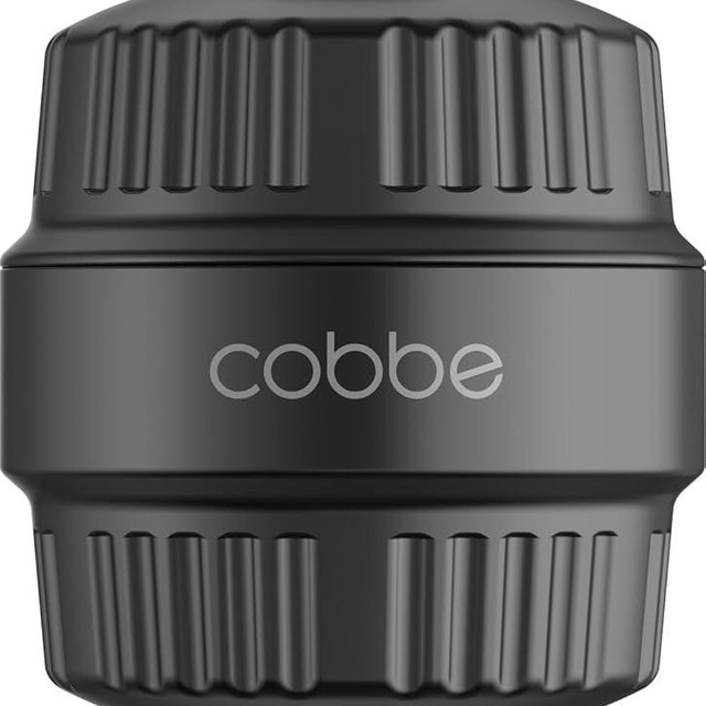 Cobbe HD HEAVY DUTY High Output Shower Filter – 99% REMOVAL Shower Head Filter for Hard Water, Heavy Metals, Chlorine and Harmful Substance, Improve your skin and hair - Black